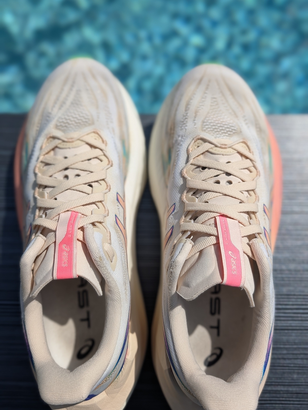 ASICS Superblast 3 Running Shoes Seashell Sun Coral Size US 6.5 (EU 39.5) - Picture 7 of 13